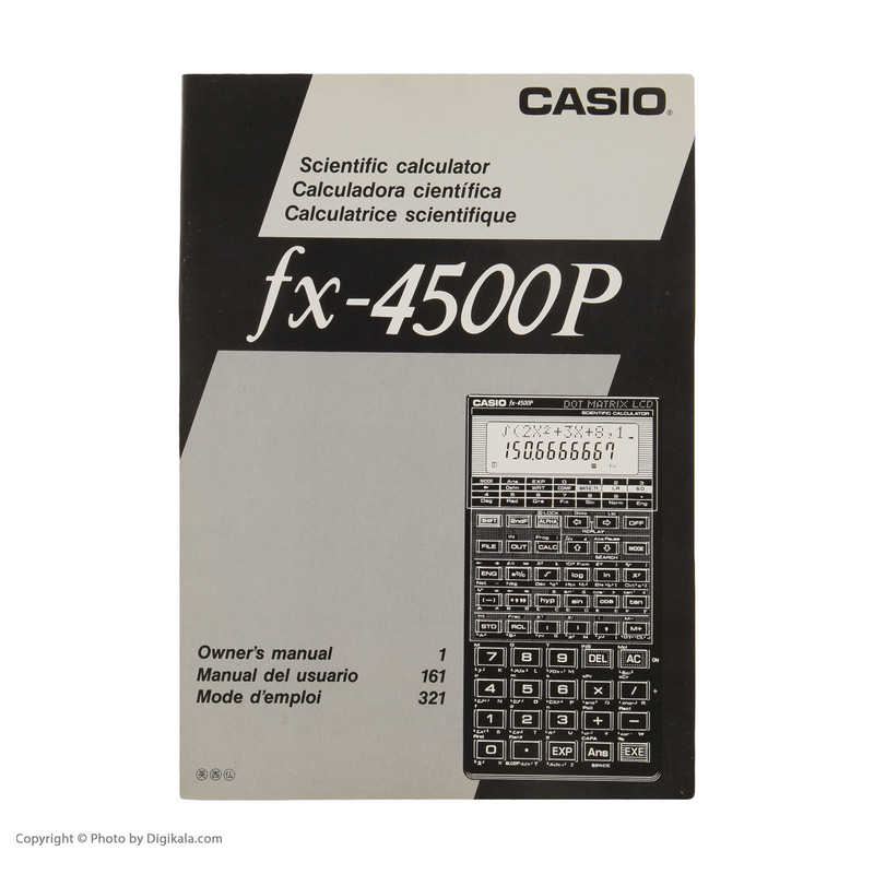 ماشین حساب کاسیو مدل FX-4500PA