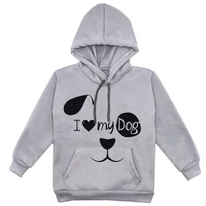 هودی پسرانه مدل پاندا F48 رنگ طوسی 