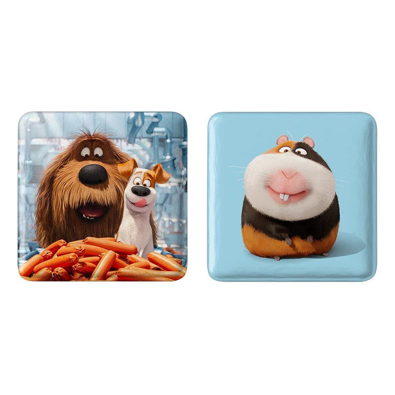 مگنت خندالو طرح زندگی پنهان حیوانات خانگی کد 1066810665 مجموعه 2 عددی