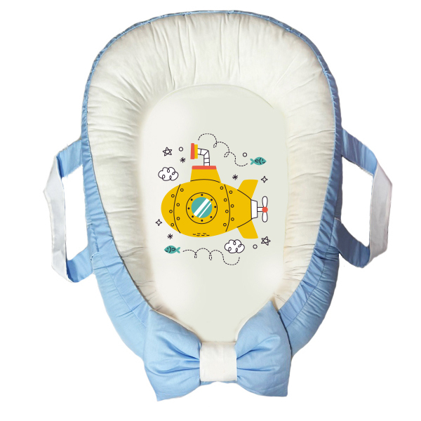 سرویس خواب سه تکه نوزاد مدل گارد محافظ دار طرح فانتزی کد 019