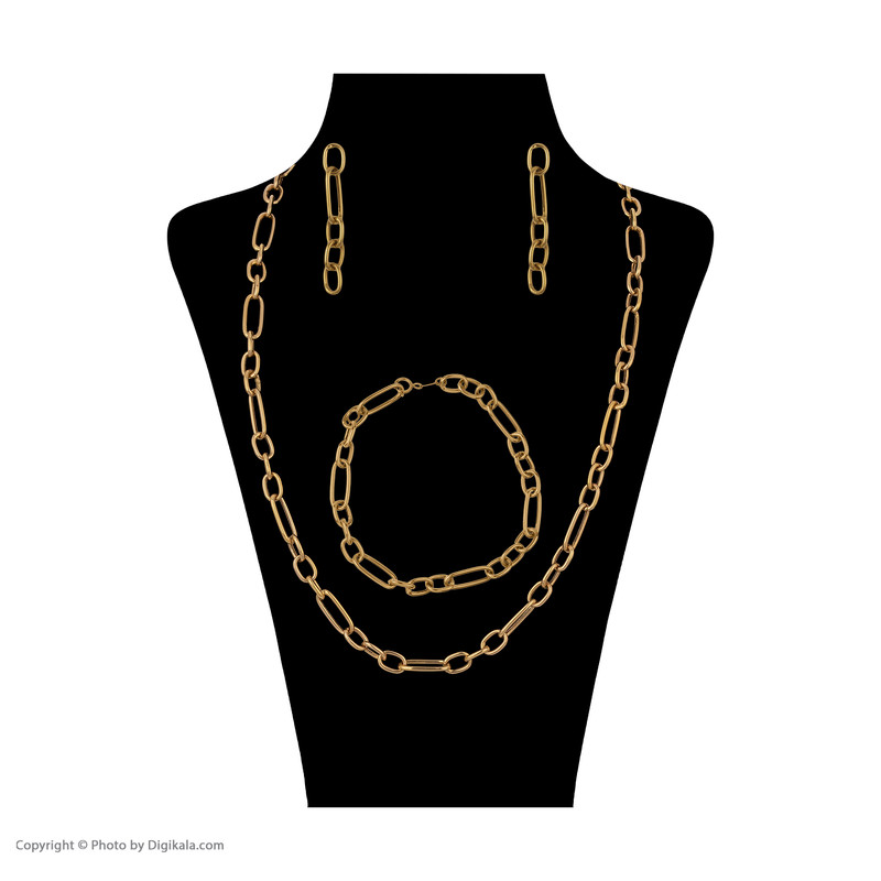 نیم ست طلا 18 عیار زنانه مایا ماهک مدل MS0463