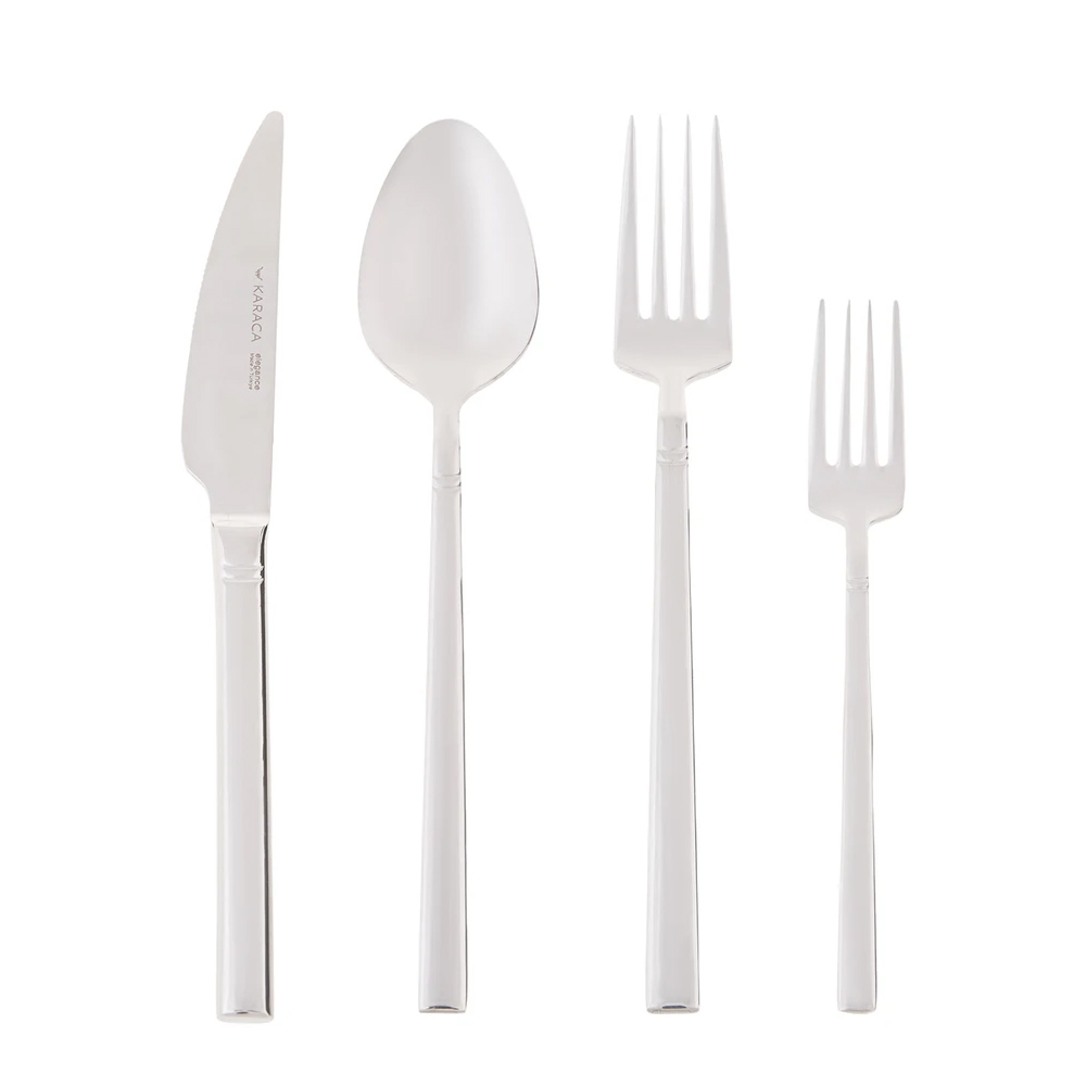 ست قاشق چنگال و کارد کاراجا 4 پارچه مدل Evora کد 153.03.08.1622