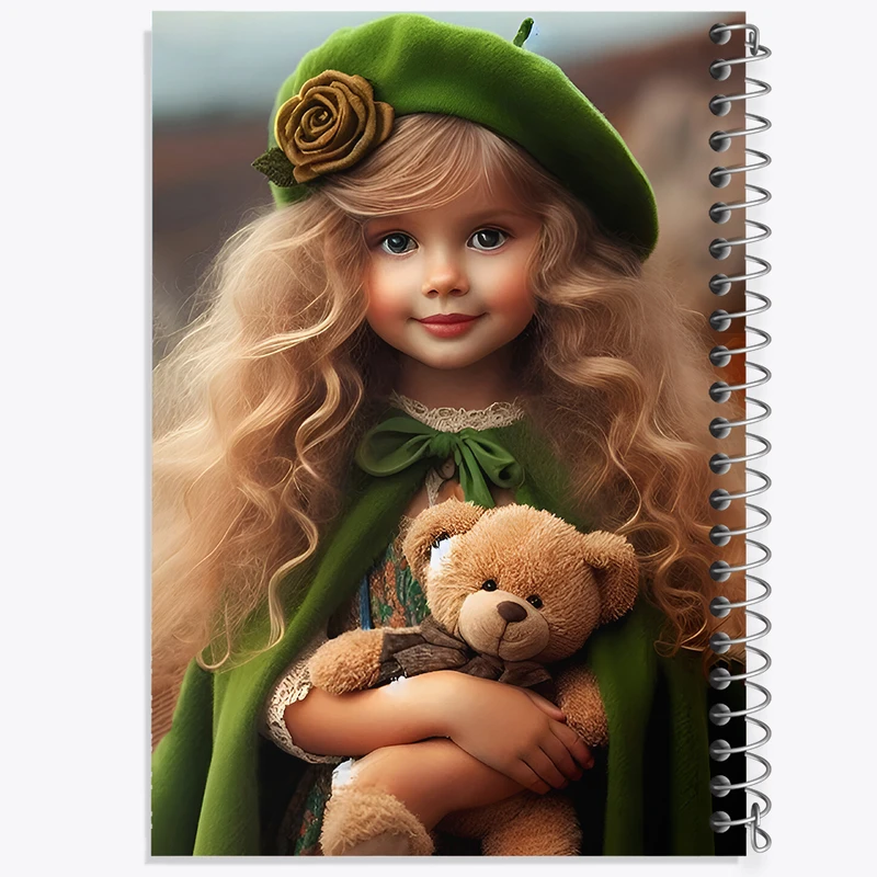 دفتر لیست خرید 50 برگ خندالو طرح دخترانه کیوت کد F7565