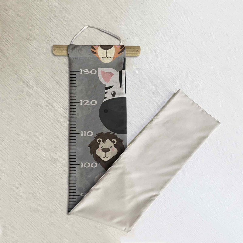 متر اندازه گیری کودک شمسه نگار مدل DTB413 طرح حیوانات