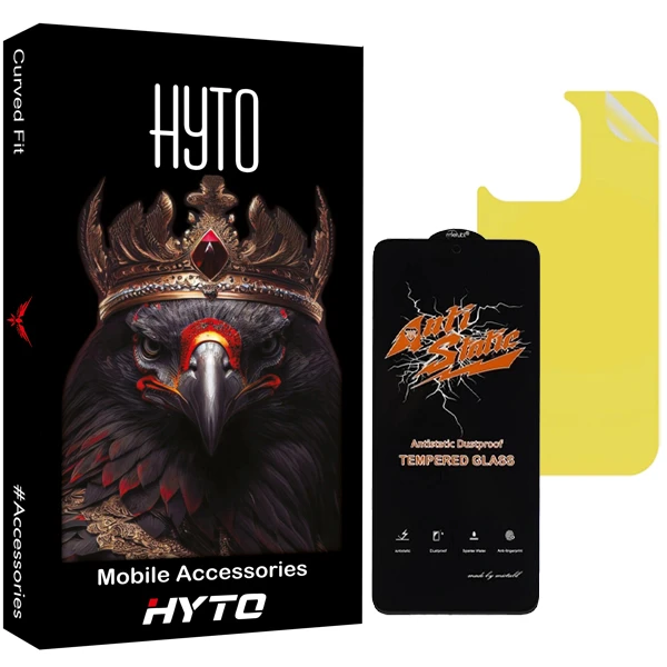 محافظ صفحه نمایش هیتو مدل Antistatic Guard مناسب برای گوشی موبایل اپل iphone 16 Pro Max به همراه محافظ پشت گوشی