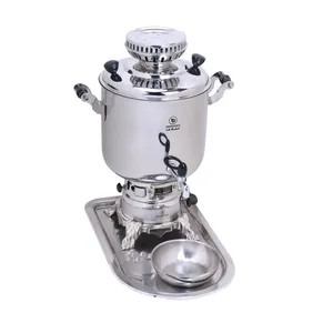 سرویس سماور گازی 3 پارچه لوکسیران مدل تانسو ظرفیت 6 لیتر