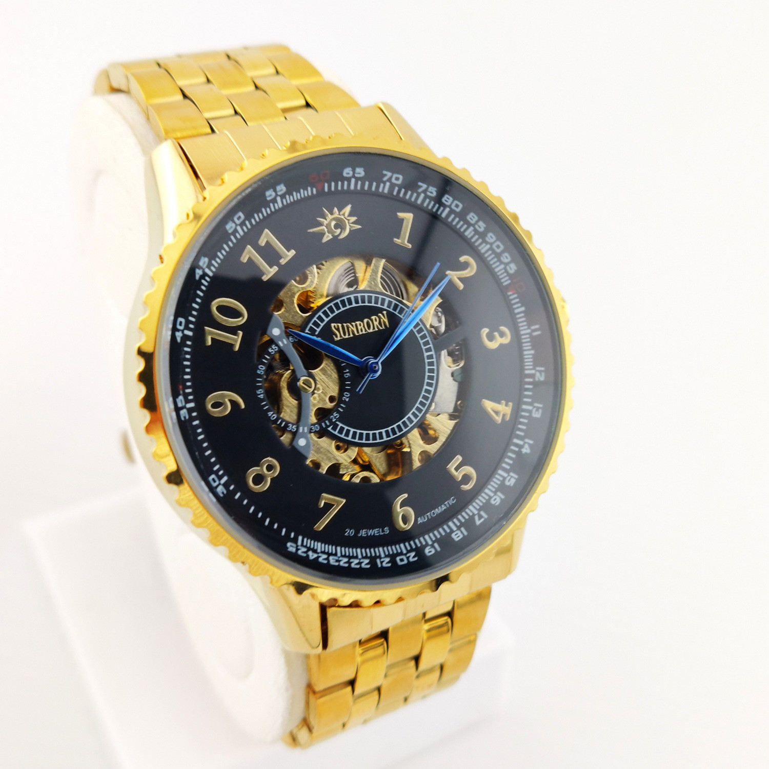 ساعت مچی عقربه‌ای مردانه سان بورن مدل اتوماتیک و کوکی کد 54052