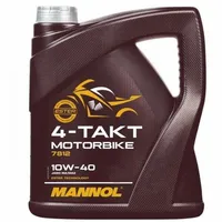 روغن موتور سیکلت تمام سنتتیک مانول مدل SP 10W-40 حجم 4 لیتز