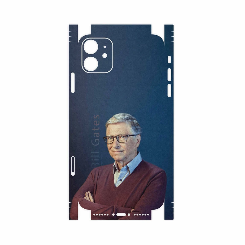 برچسب پوششی ماهوت مدل Bill Gates-FullSkin مناسب برای گوشی موبایل اپل iPhone 11