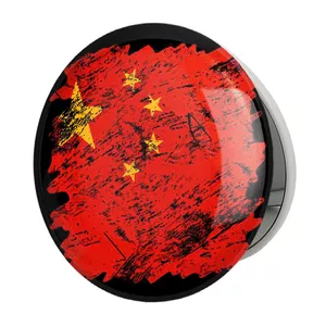 آینه جیبی خندالو طرح پرچم چین مدل تاشو کد 20577 