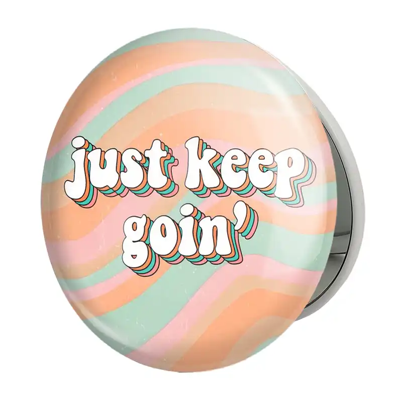 آینه جیبی خندالو طرح جملات انگیزشی مدل تاشو کد 24810