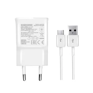 شارژر دیواری سامسونگ مدل EP-TA20EWE به همراه کابل تبدیل USB-C
