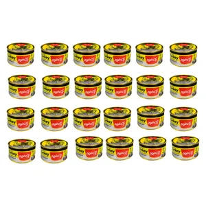 کنسرو گوشت بوقلمون دودی در روغن پک فود - 180 گرم بسته 24 عددی