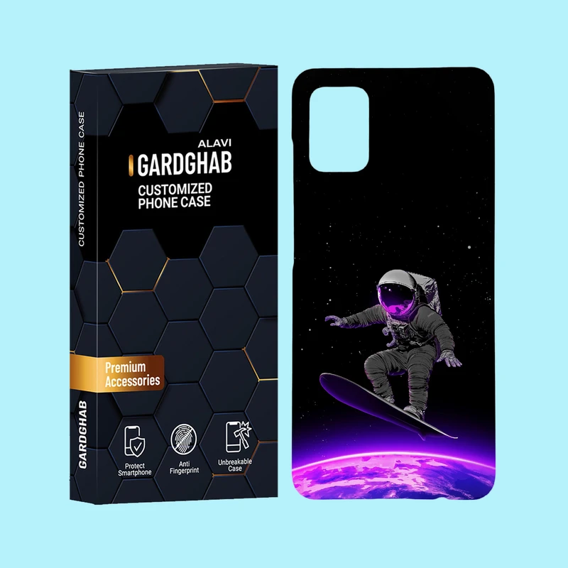 کاور گارد قاب علوی مدل فضانورد مناسب برای گوشی موبایل سامسونگ Galaxy A51 4G