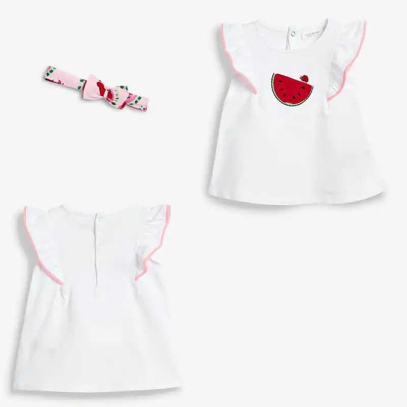 ست 3 تکه لباس نوزادی نکست مدل یلدا-10