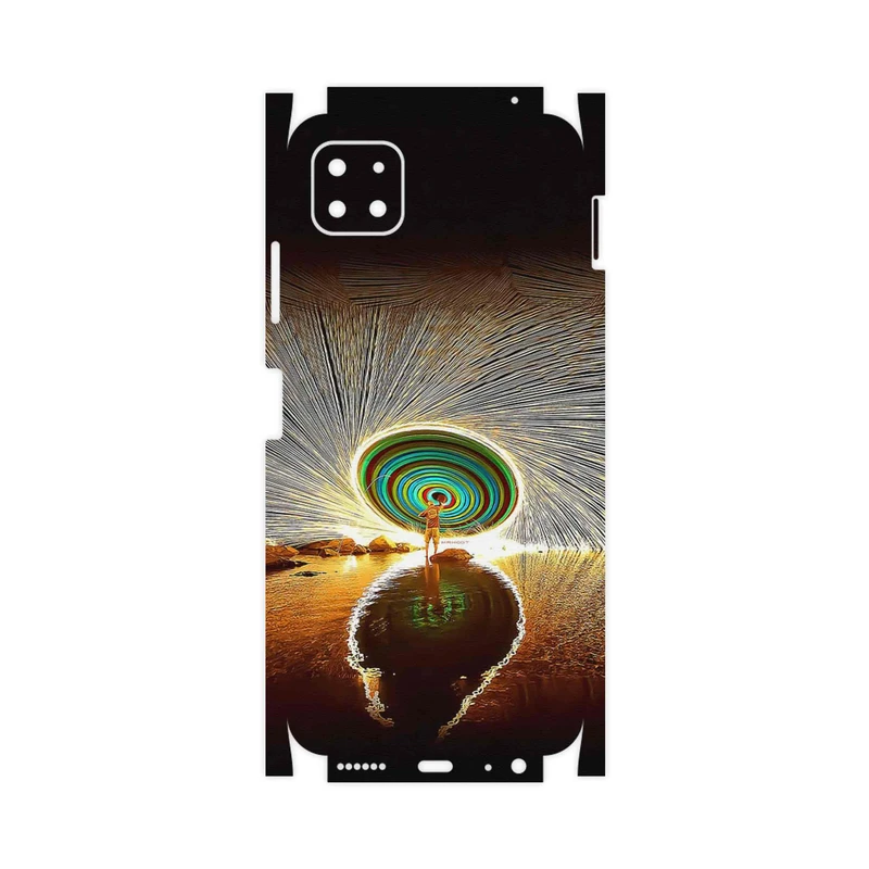 برچسب پوششی ماهوت مدل Night Light Fountain-FullSkin مناسب برای گوشی موبایل سامسونگ Galaxy A22 5G