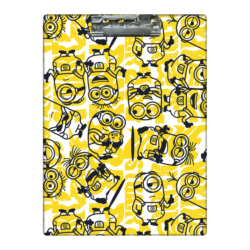 تخته شاسی طرح نقاشی دیواری مینوین ها کد 5607000 سایز A4