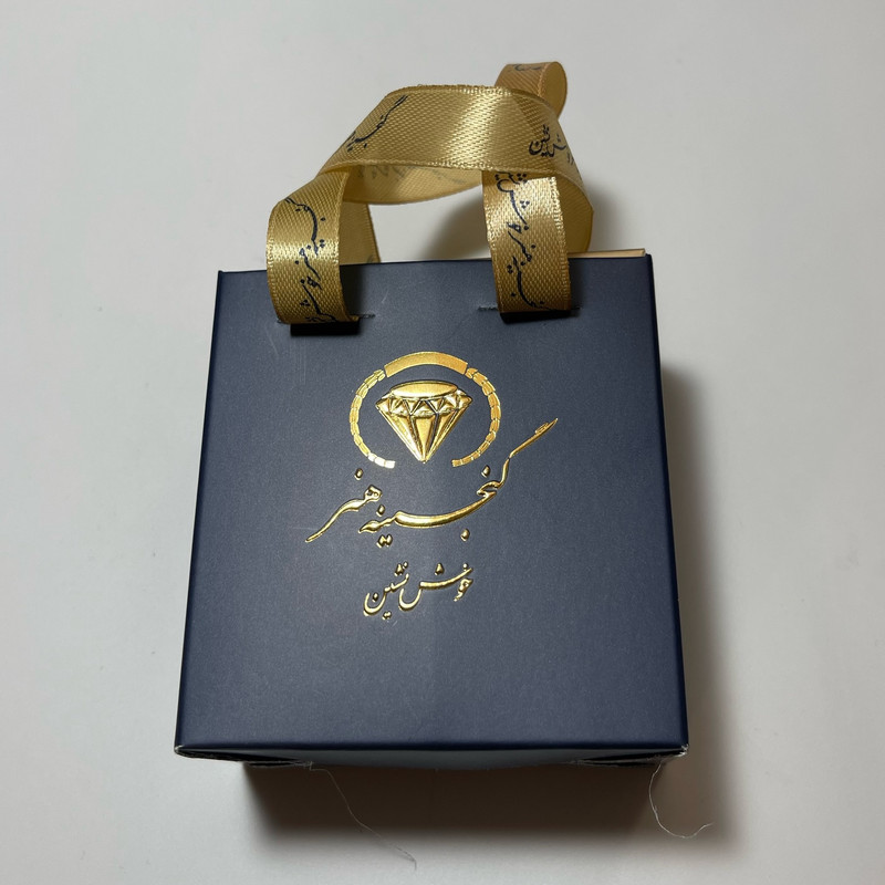 النگو طلا 18 عیار زنانه گنجینه هنر خوش نشین مدل آینه ای کد L23