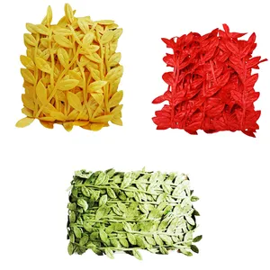 گل مصنوعی مدل ریسه برگ پارچه ای کد 176 بسته 3 عددی