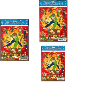 استیکر  کودک طرح بن تن مدل ALIEN FORCE بسته 3 عددی