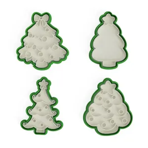 کاتر شیرینی پزی مدل tree بسته 4 عددی
