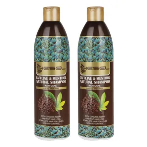 شامپو مو هسل مدل Caffeine Menthol حجم 400 میلی لیتر مجموعه 2 عددی