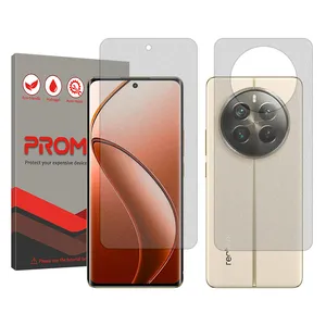 Promate Resistant model matte Screen protector suitable for Realme 12 Pro Plus mobile phone along with the phone back protector