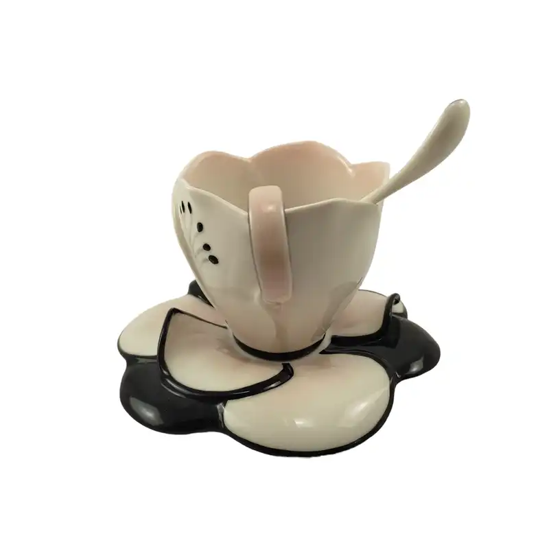 ست فنجان و نعلبکی چینی فرانز مدل کاملیا کد FZ02077
