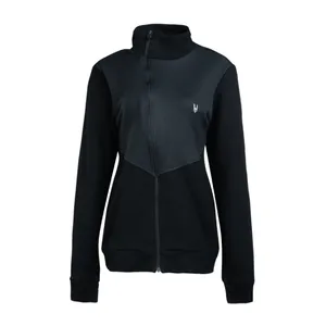 سویشرت زنانه مل اند موژ مدل مدل یقه ایستاده کد 20253 رنگ مشکی