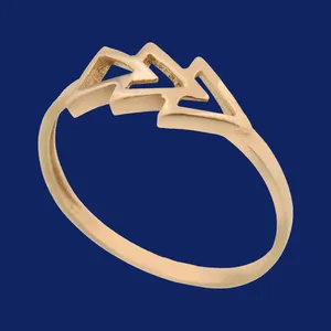 انگشتر طلا 18 عیار زنانه گالری یارطلا کد AN21-12   