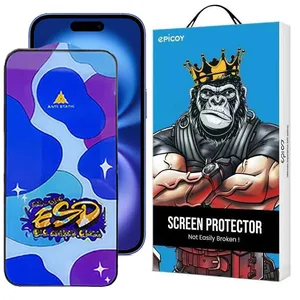 Epicoy Star ESD Glass Screen Protector For Apple iPhone 16/15