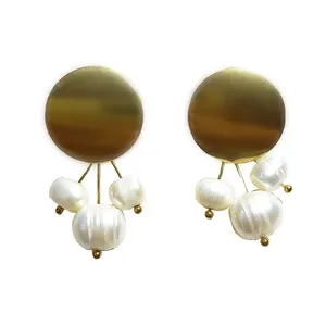 گوشواره زنانه مدل استیل مروارید