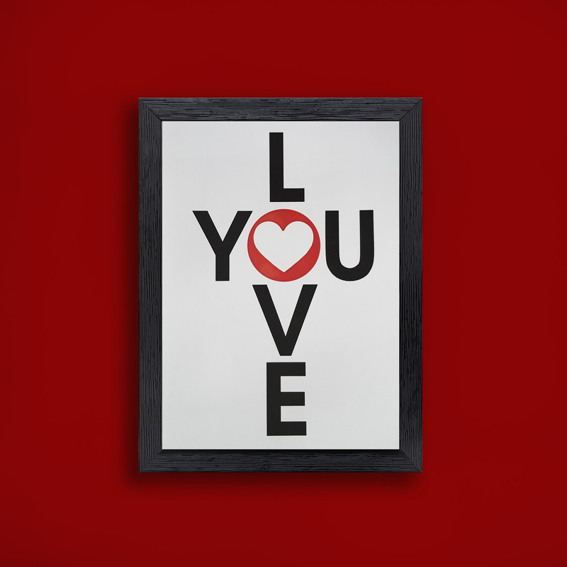 تابلو طرح عشق مدل PrLov1b