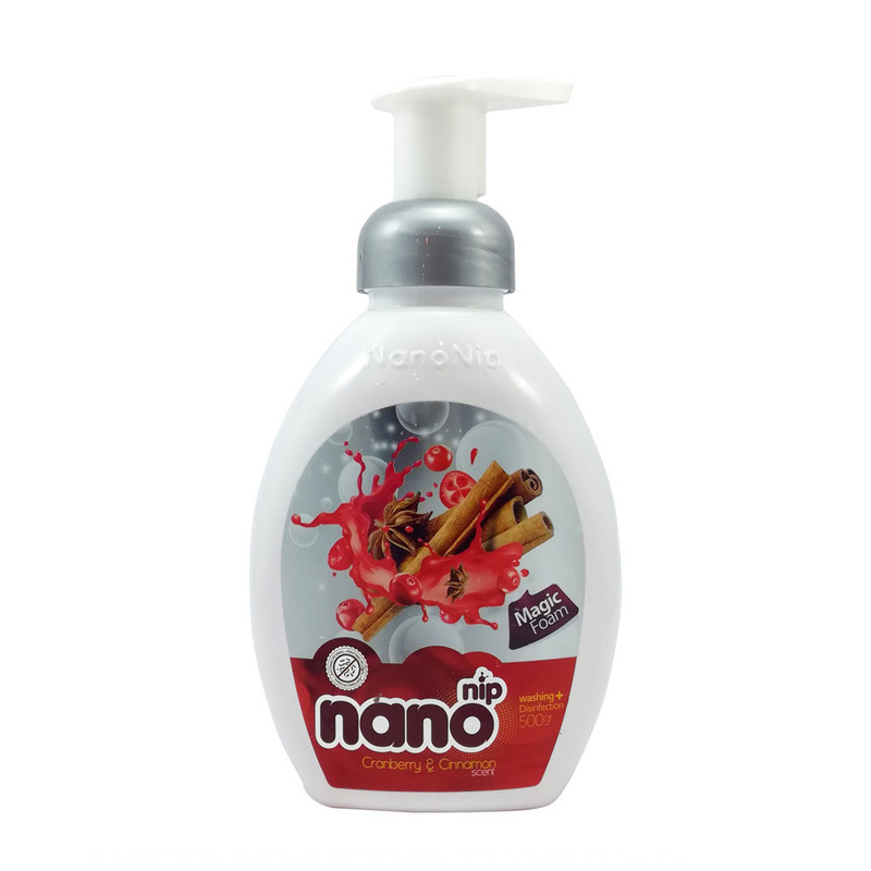 فوم دستشویی نانو نیپ مدل Cranberry And Cinnamon حجم 500 میلی لیتر