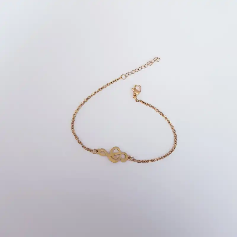 دستبند زنانه مدل نت موسیقی کد 01