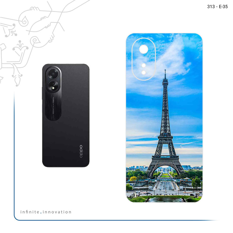 برچسب پوششی ماهوت مدل Paris_City مناسب برای گوشی موبایل اپو A38