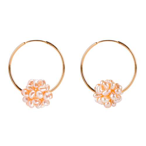 گوشواره طلا 18 عیار زنانه ریسه گالری مدل آریل 3082