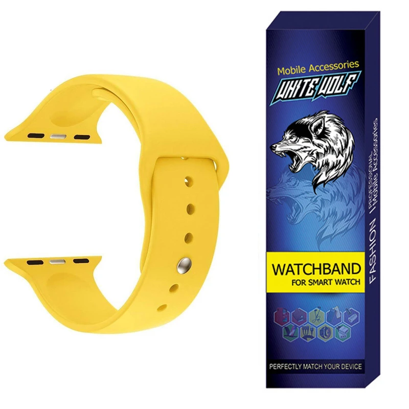 بند وایت ولف مدل WB-SILICONE مناسب برای ساعت هوشمند اسمارت واچ T1000 Ultra 49mm