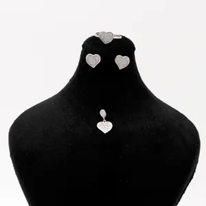 نیم ست نقره زنانه مدل GTA-414