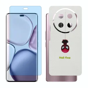 Glass Together model anti blue screen protector suitable for Honor X9c mobile phone with back cover sticker