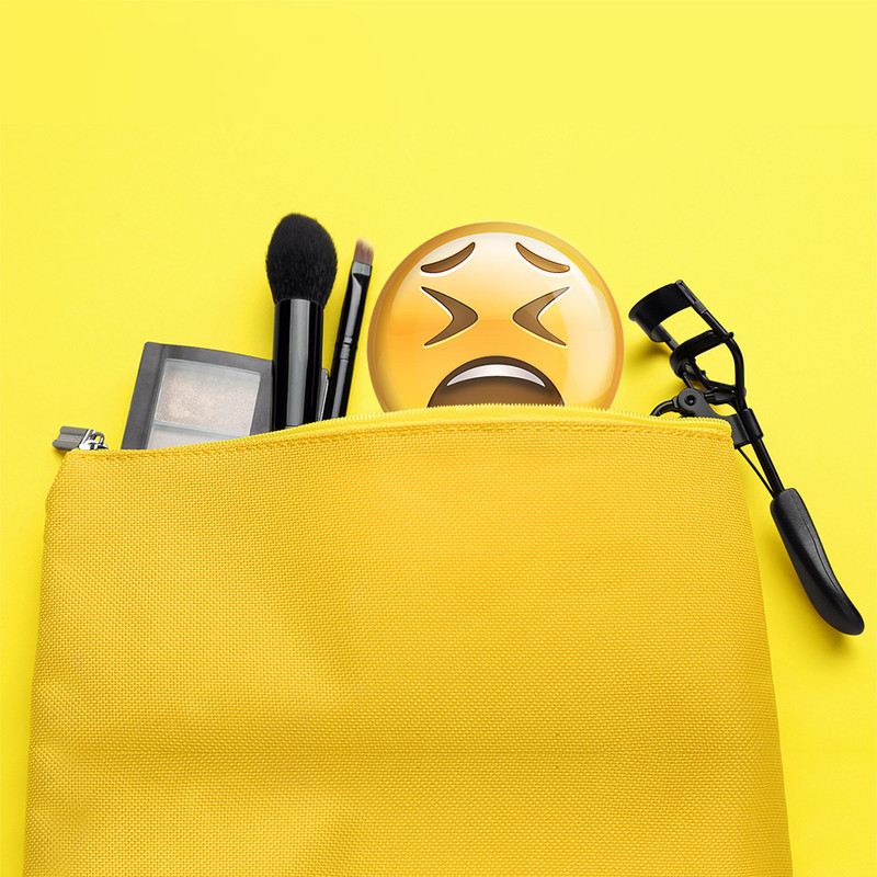 آینه جیبی خندالو مدل ایموجی Emoji  کد 1307