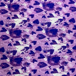 پارچه لباس عرض 1.5 متر مدل کرپ حریر رنگ بنفش