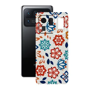 Remax cover sticker Leth model flower design suitable for Xiaomi Mi 11 Ultra mobile phone