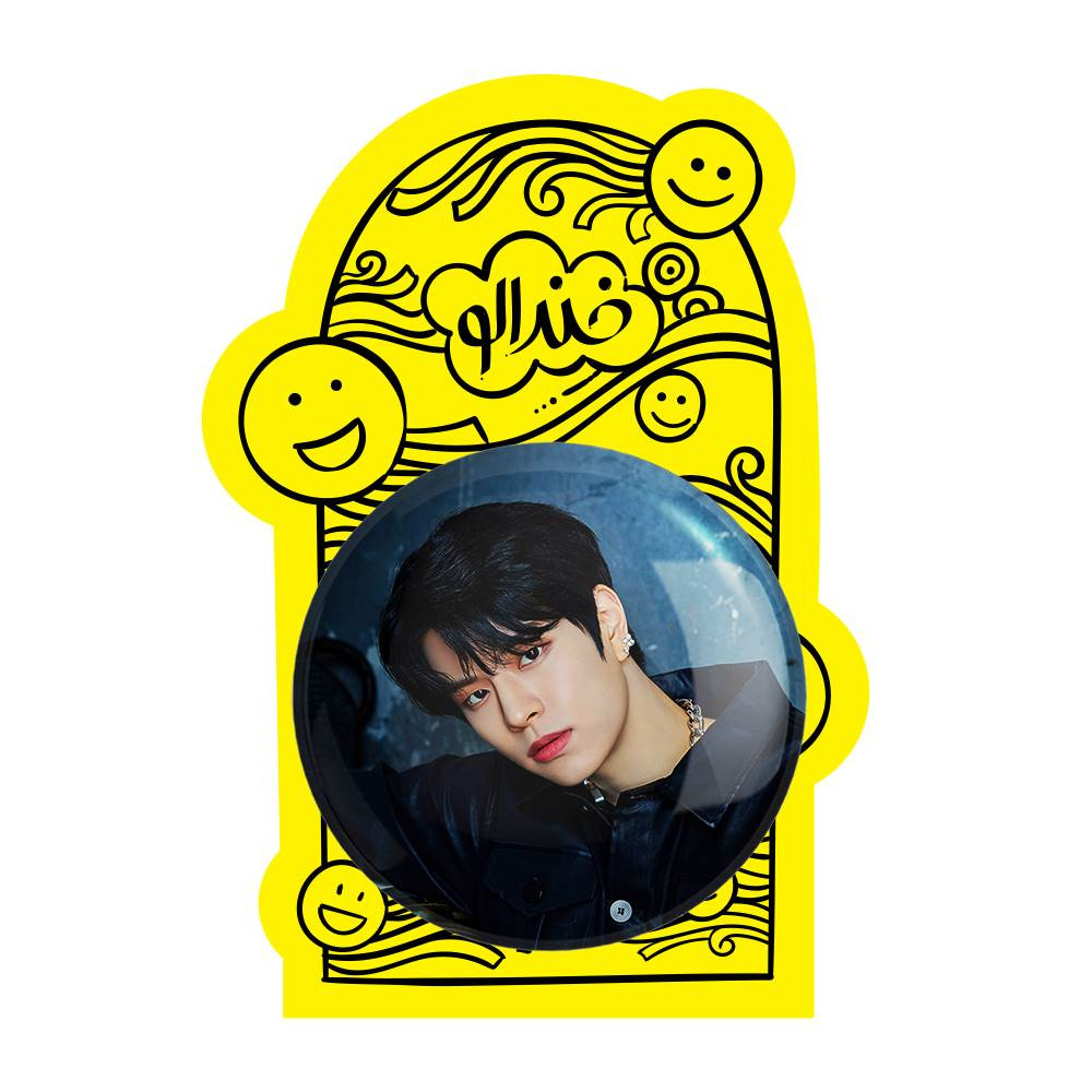 آینه جیبی خندالو مدل سونگمین گروه استری کیدز Stray Kids کد 11872 آینه جیبی خندالو مدل سونگمین گروه استری کیدز Stray Kids کد 11872