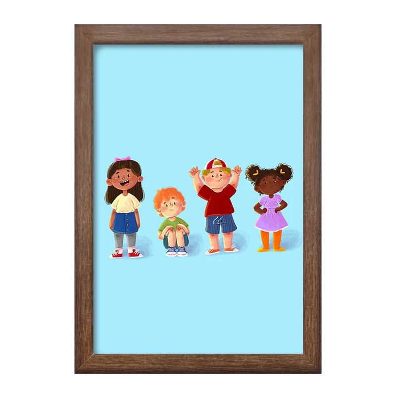 تابلو خندالو طرح دخترانه فانتزی کد 25753