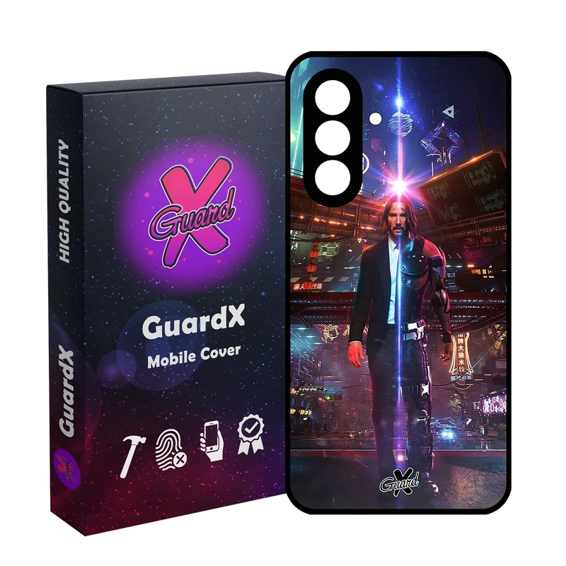 کاور گارد ایکس طرح John Wick مدل 10077 مناسب برای گوشی موبایل سامسونگ Galaxy S24 FE