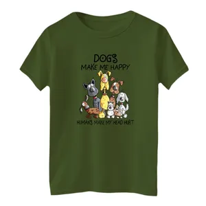 تی‌شرت آستین کوتاه لانگ بچگانه مدل سگ ها