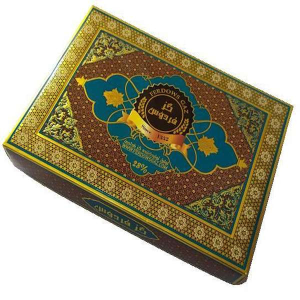 گز آردی 28 درصد مغز پسته گز فردوس - 400 گرم