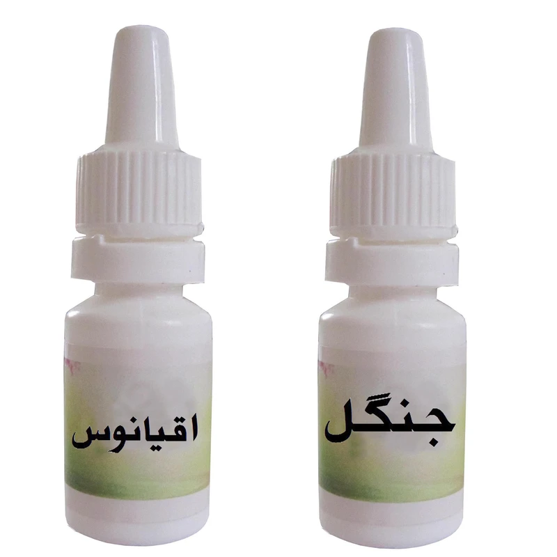اسانس شمع مدل جنگل و اقيانوس حجم 10 ميلي ليتر بسته 2 عددی