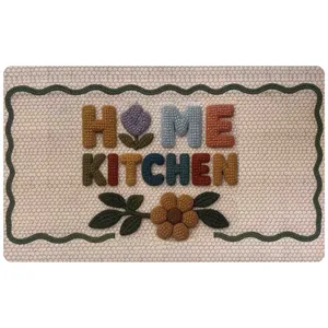 پادری مدل اسفنجی طرح ترک کد RS.101 سایز 70x50 سانتی‌متر مناسب برای فضای داخلی